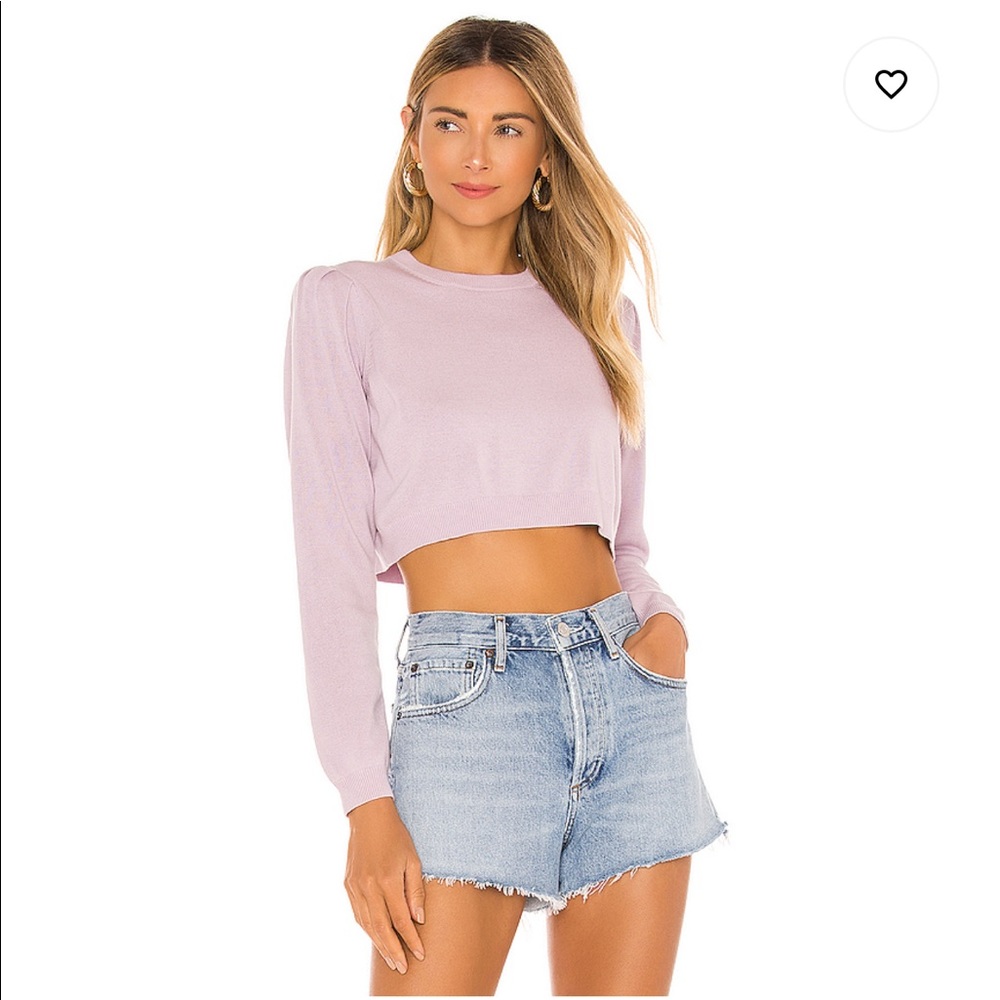 Petunia Sweater in Ice Lilac
MAJORELLE